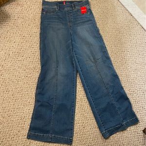 Spanx size large wide leg jeans
